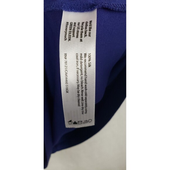 Eileen Fisher Tank Large‎ Purple Sleeveless 100% Silk Casual Layer Quiet Luxury - Picture 6 of 6